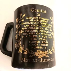 VTG GEMINI coffee mug. Federal Heat ProoF mug